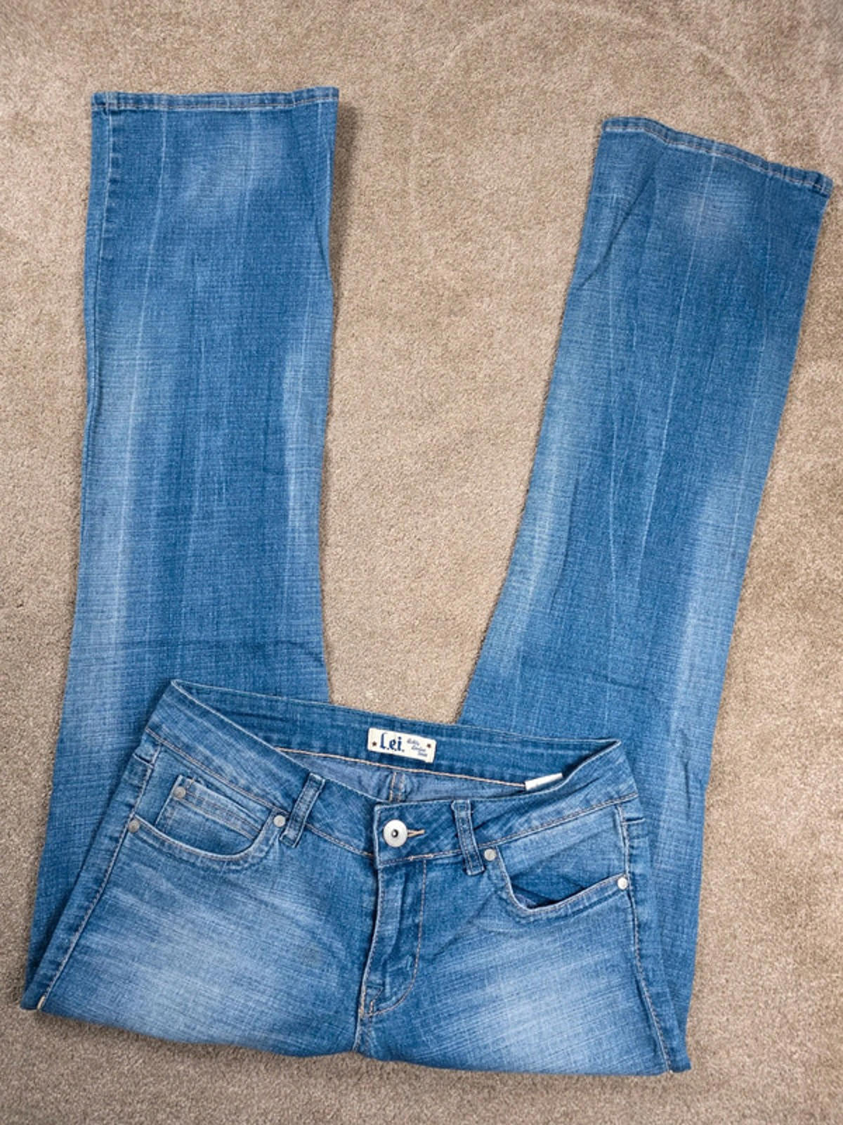 Vintage Y2K L.E.I. Low Rise Bootcut Jeans UK Size 12
