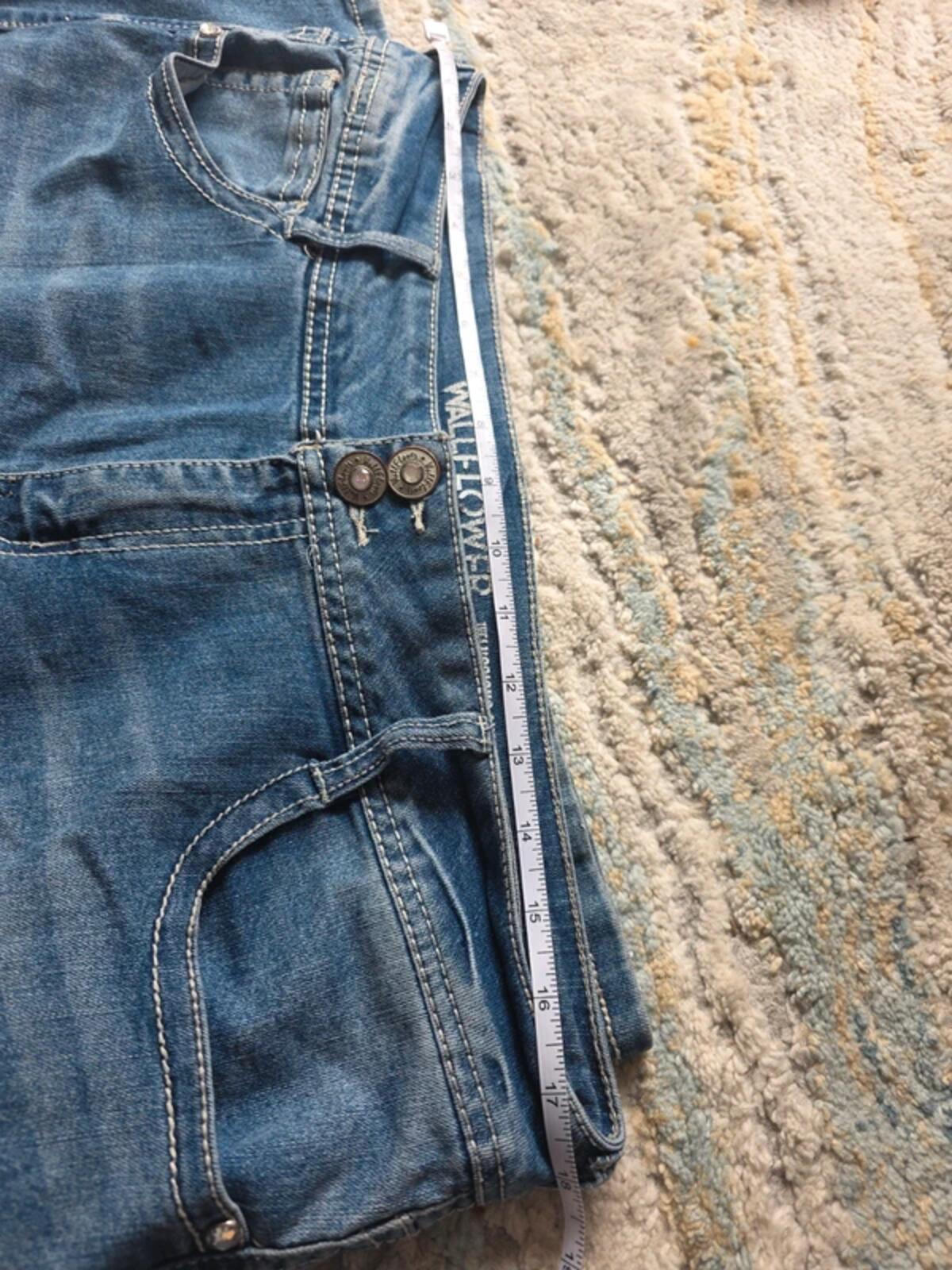 Wallflower Vintage Y2K High Rise Petite Bootcut Jeans UK Size 16 Petite