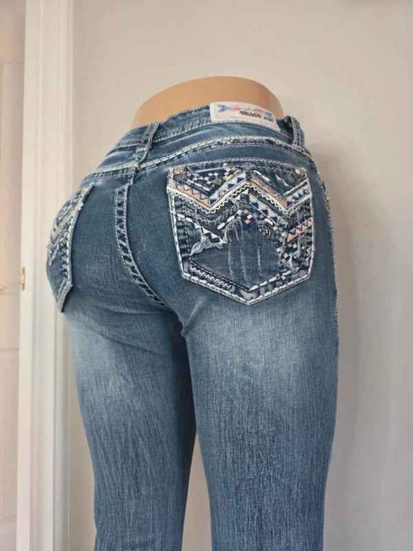 Grace in LA Low Rise Bootcut Vintage Y2K Jeans UK Size 6 Tall