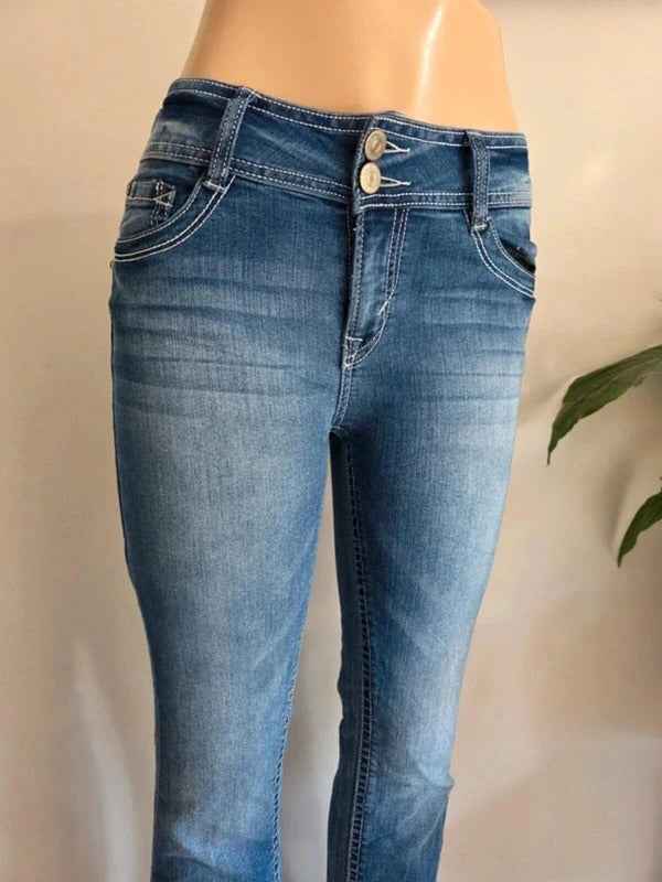 Vintage Y2K Wallflower Mid Rise Bootcut Jeans UK Size 8