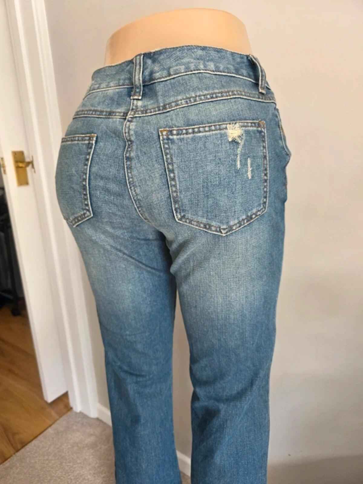 Vintage Y2K Jeanology Mid Rise Bootcut Jeans UK Size 10