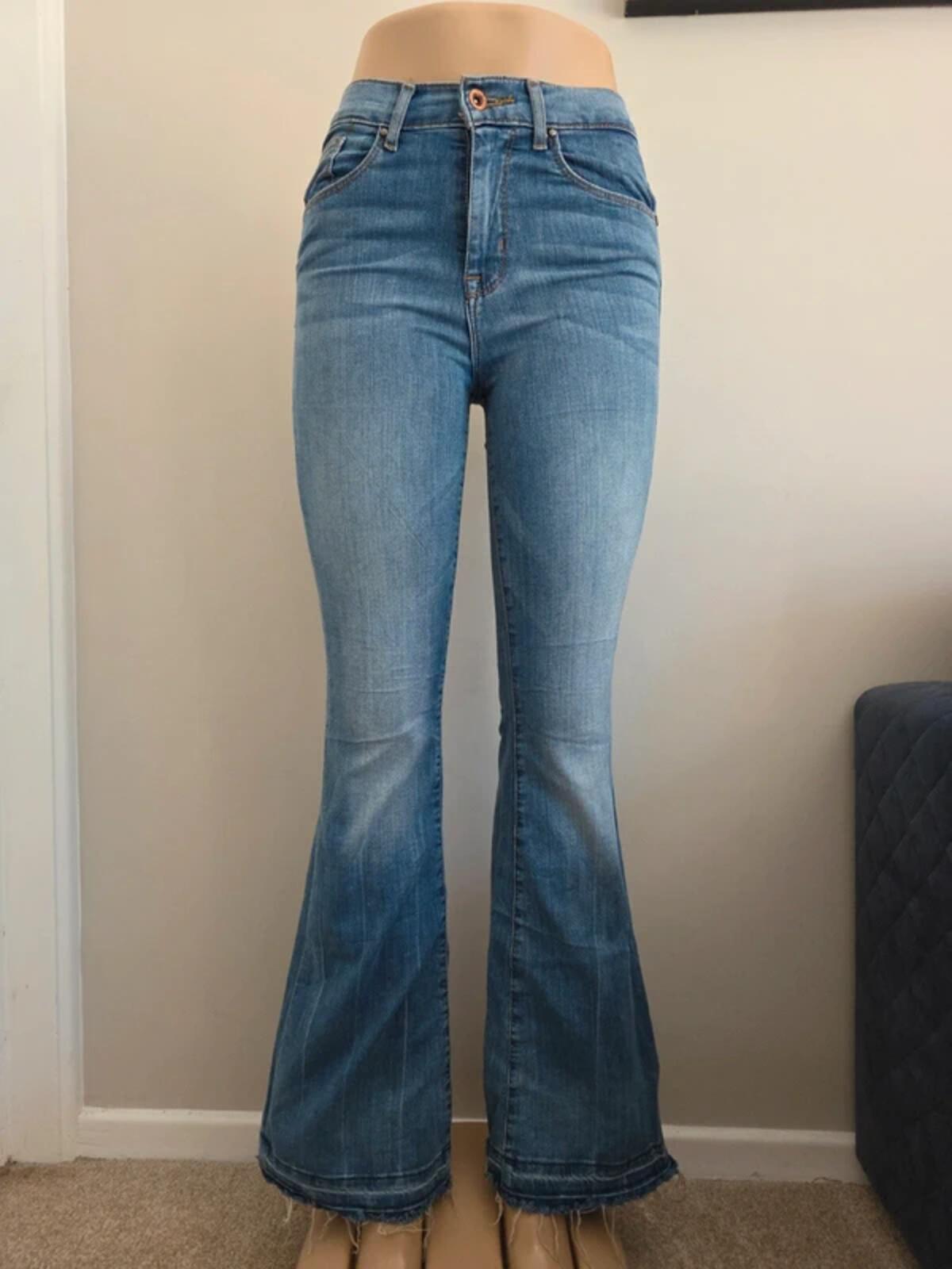 Only Mid Rise Flared Vintage Y2K Jeans UK Size 6