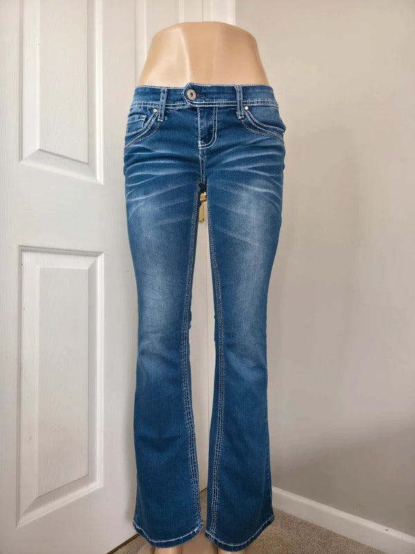 Ariya Low Rise Bootcut Vintage Y2K Jeans UK Size 6/8