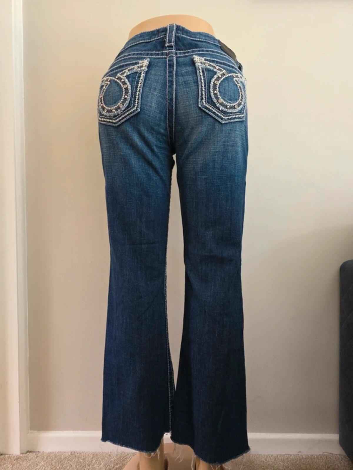 Big Star Low Rise Bootcut Vintage Y2K Jeans UK Size 8/10 Petite