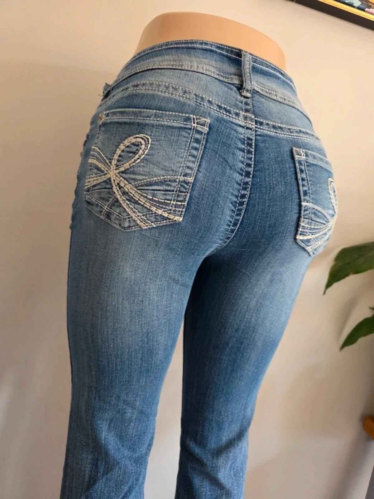 Vintage Y2K Wallflower Mid Rise Bootcut Jeans UK Size 8