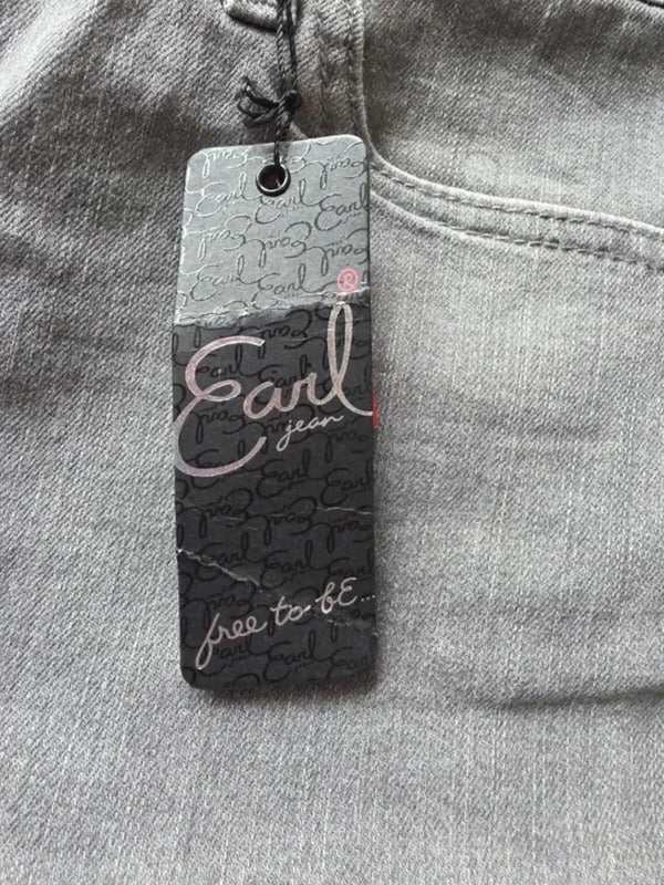 Earl Jean Mid Rise Relaxed Straight Vintage Y2K Jeans UK Size 14