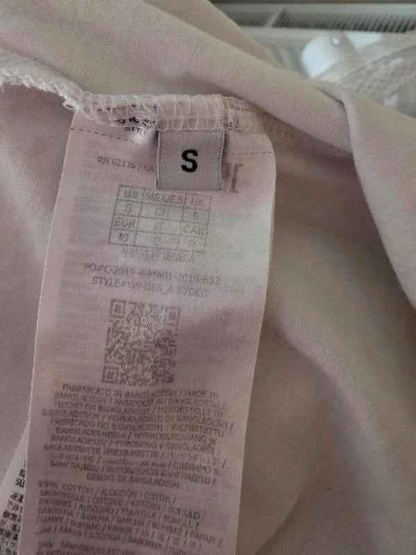 Vintage Y2K Guess Logo Baby Tee UK Size 8