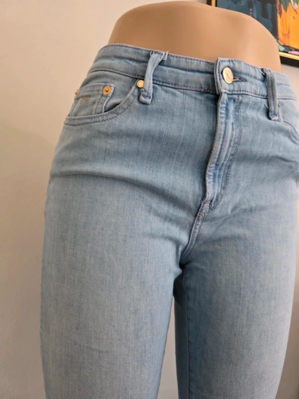 Denham High Rise Flared Jeans UK Size 8