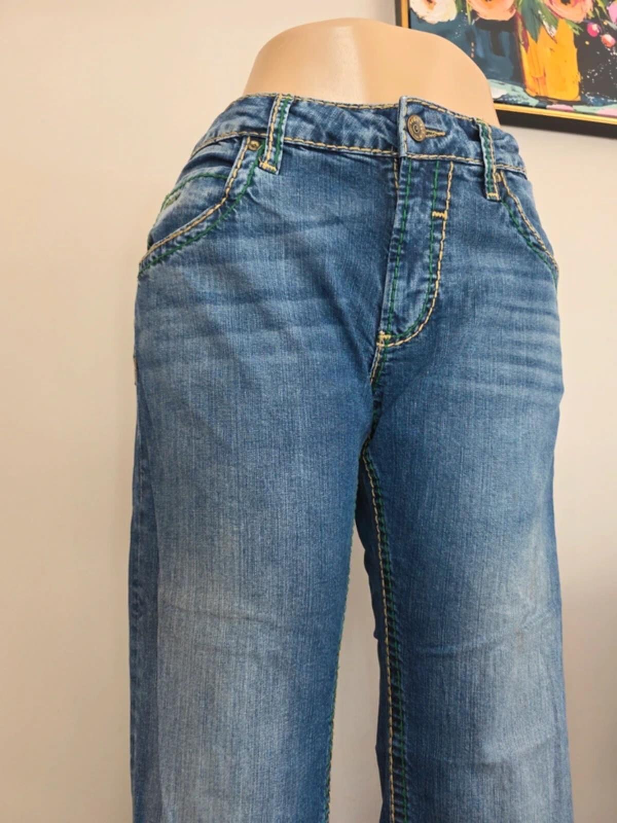 Camp David Mid Rise Wide Leg Relaxed Jeans UK Size 14 Petite