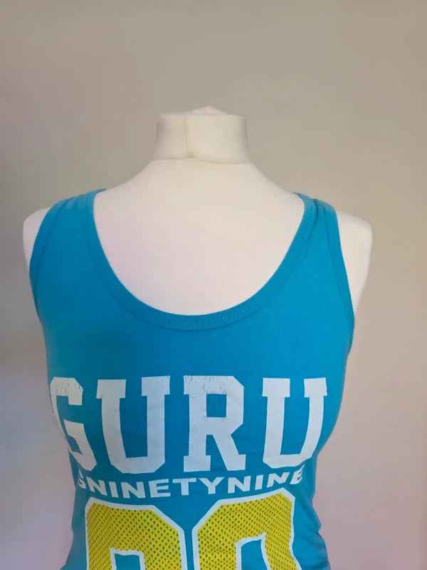 Guru GNinetyNine 99 Graphic Tank Top UK Size 8/10 Made in Italy