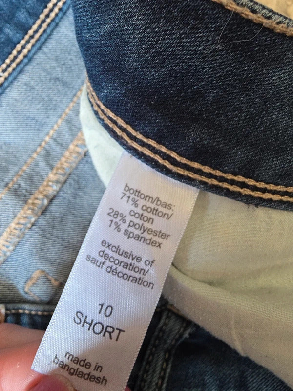 Maurices Mid Rise Bootcut Vintage Y2K Jeans UK Size 12/14 Petite