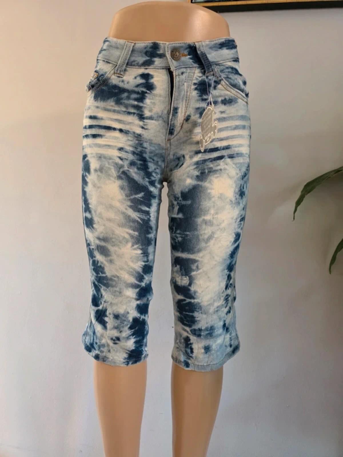 Vintage Y2K Rich Mix Boy High Rise Cropped Jeans UK Size 6/8