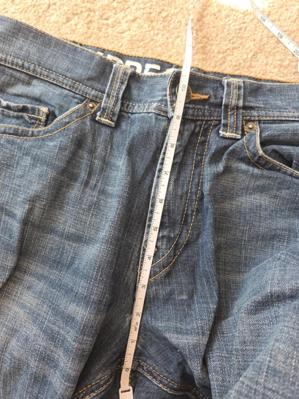 Express Jeans High Rise Loose Bootcut Vintage Y2K Jeans UK Size 14 Petite