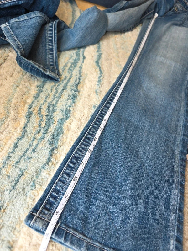 Maurices Low Rise Baby Bootcut Vintage Y2K Jeans UK Size 8