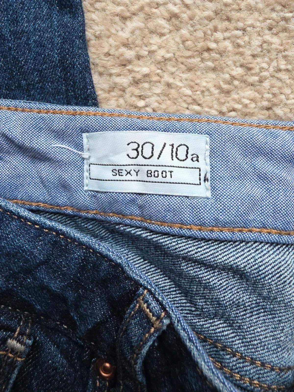 Vintage Y2K GAP Low Rise Bootcut Jeans UK Size 12 Petite