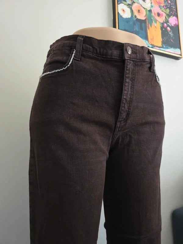 NYDJ Mid Rise Flared Vintage Y2K Jeans UK Size 12