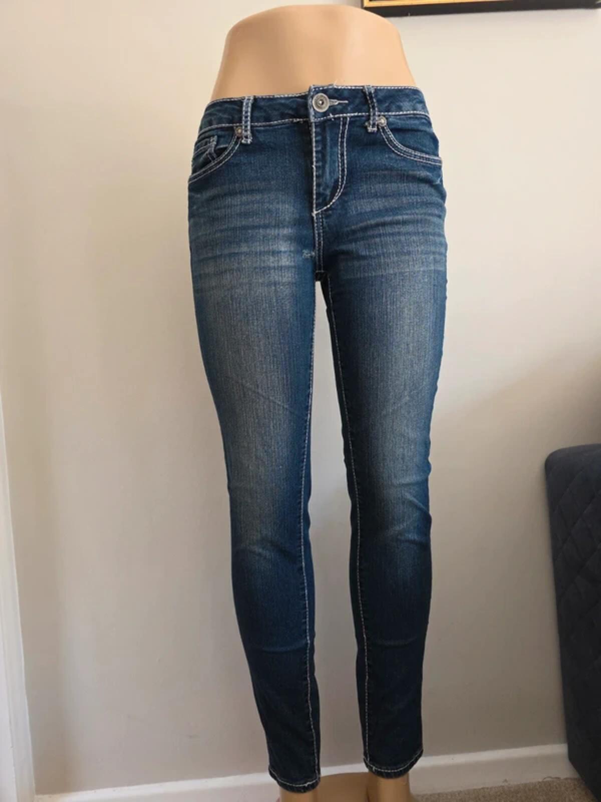 Myth of Jade Mid Rise Skinny Vintage Y2K Jeans UK Size 10