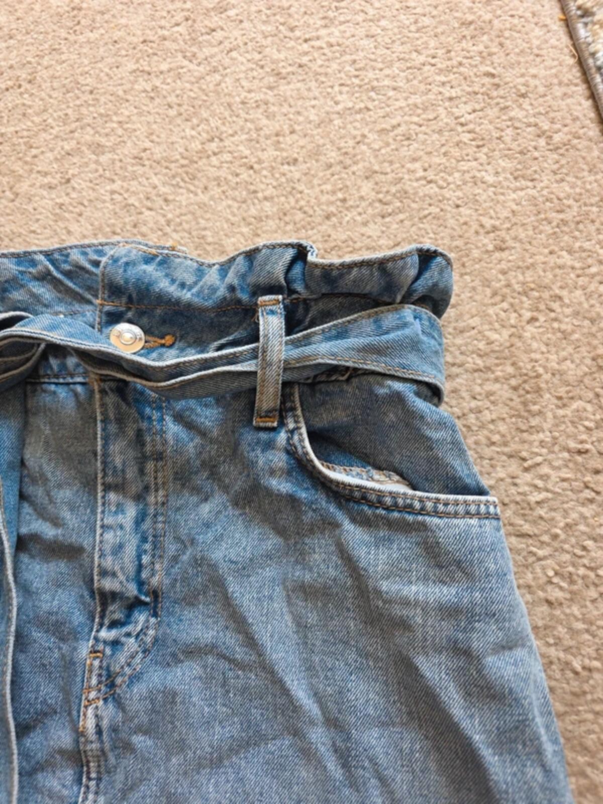 Divided High Waist Denim Mini Skirt Vintage Y2K UK Size 8