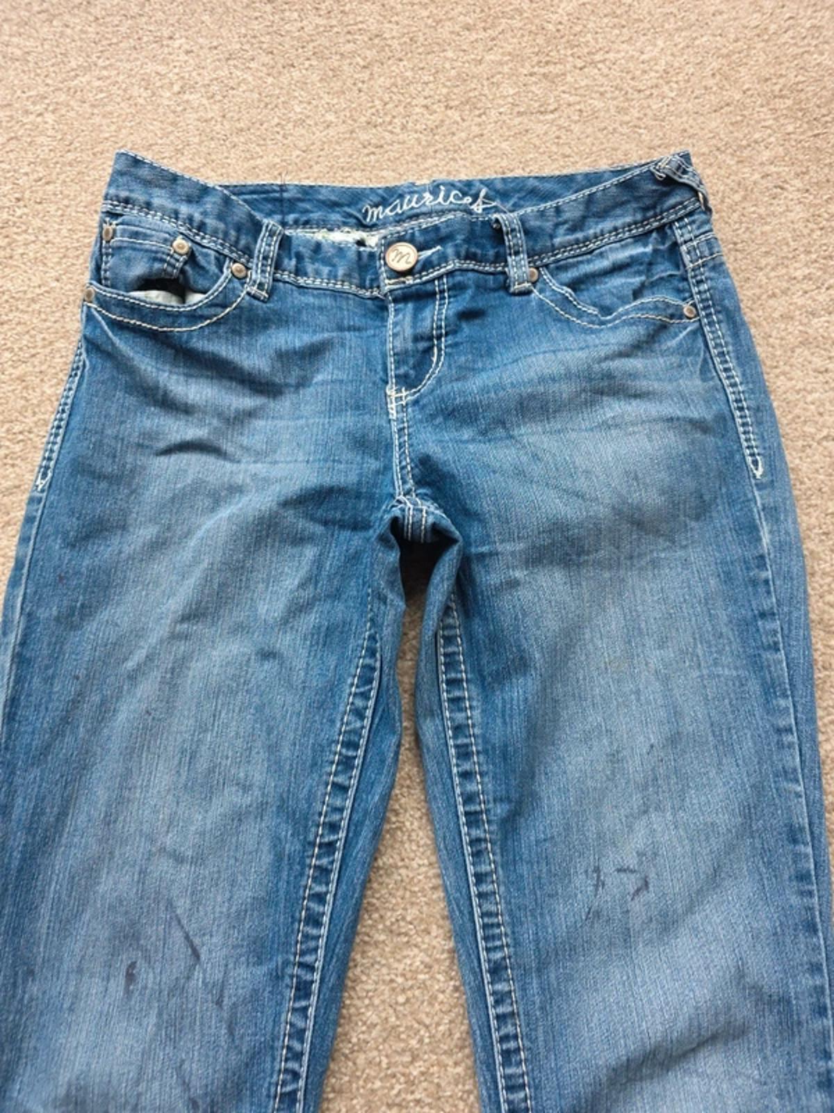 Vintage Y2K Maurices Low Rise Bootcut Jeans UK Size 12