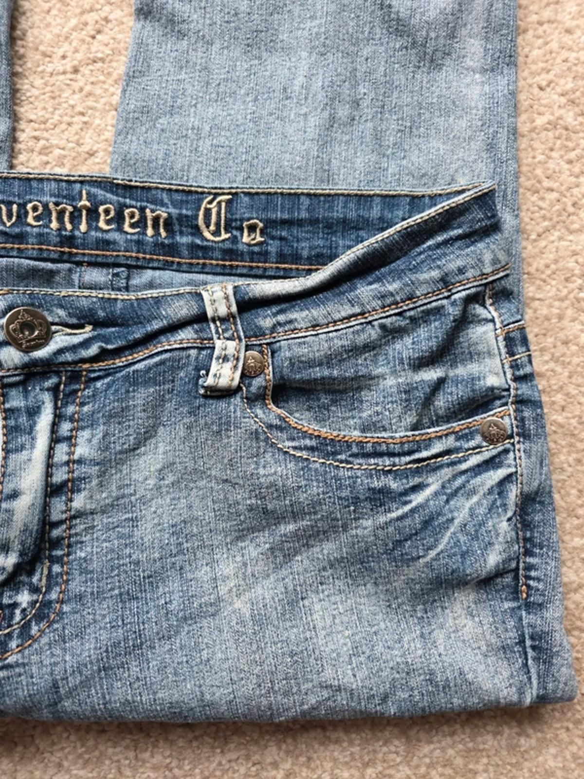 Vintage Y2K Seventeen Co Low Rise Straight Jeans UK Size 12