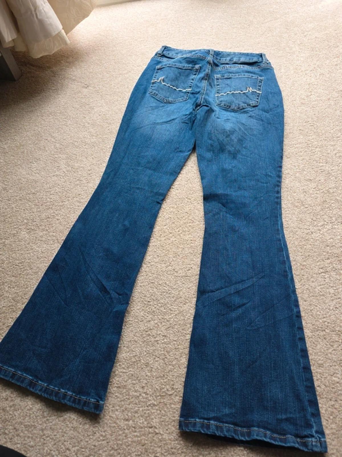 Vintage Y2K M Jeans by Maurices Mid Rise Bootcut Jeans UK Size 10