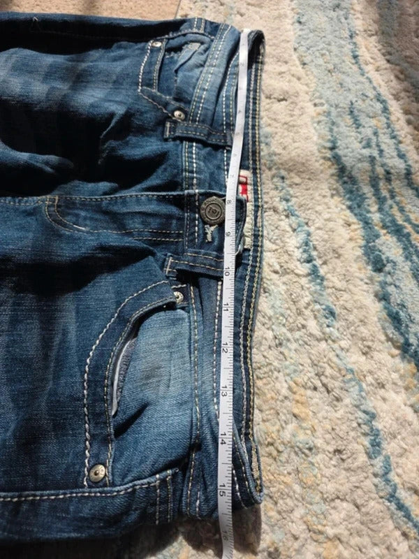 Lei Sophia Mid Rise Flared Vintage Y2K Jeans UK Size 10 Petite