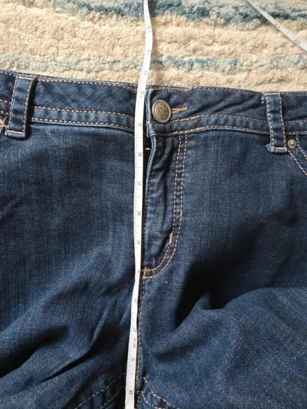 Lee Mid Rise Bootcut Vintage Y2K Jeans UK Size 16/18 Petite