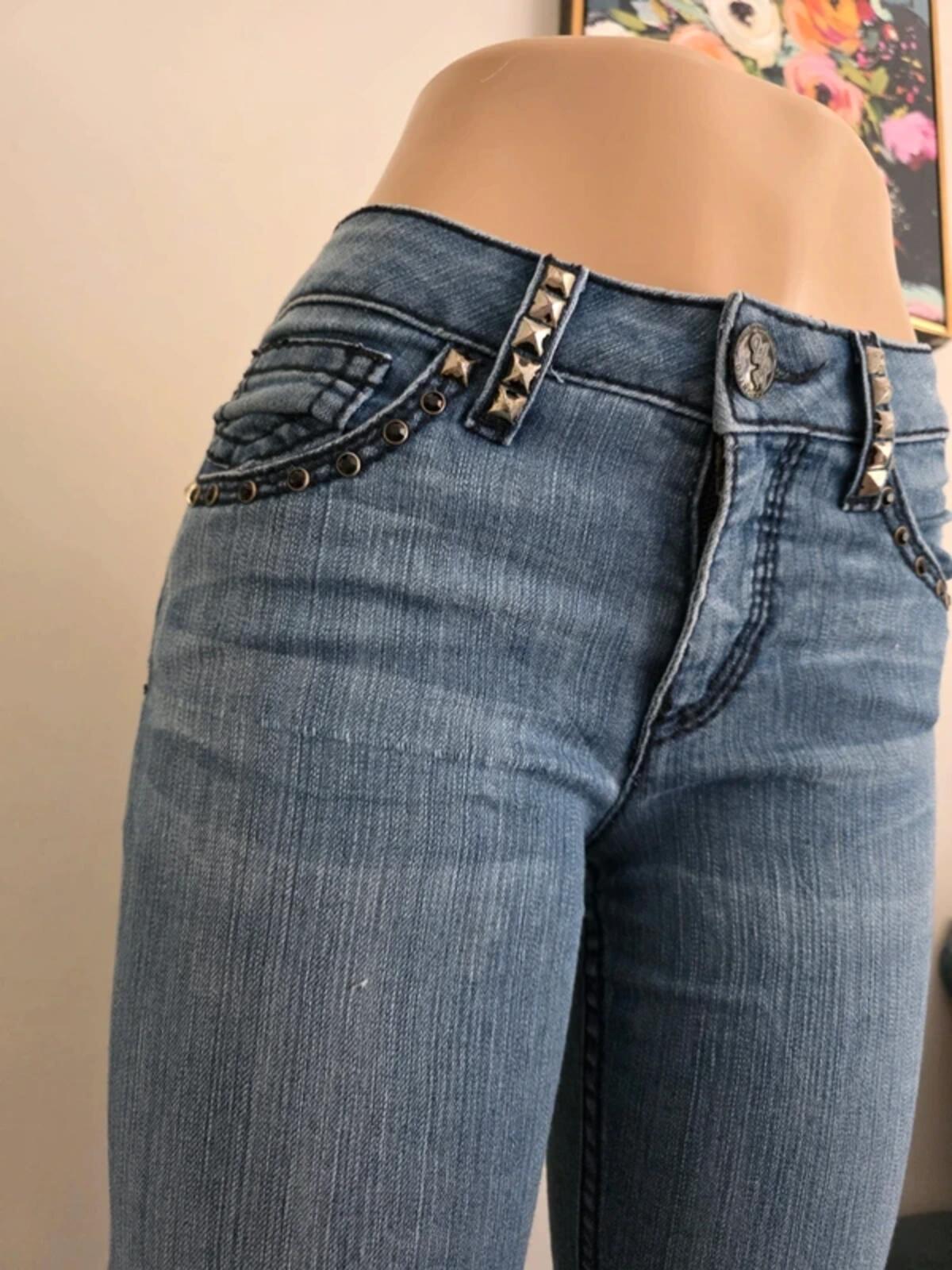 Vintage Y2K Uknighted Mid Rise Bootcut Jeans UK Size 8