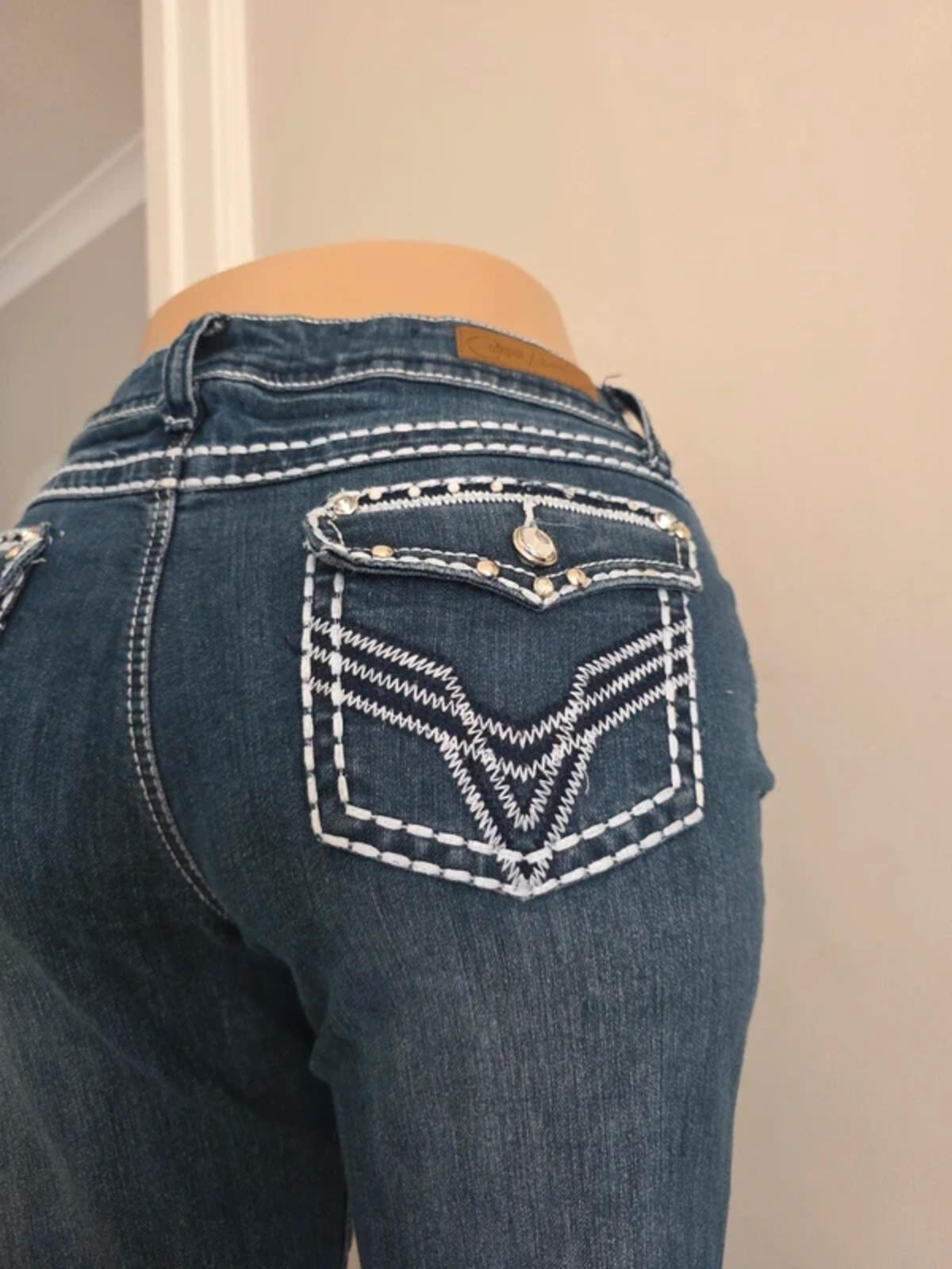 Project Indigo Low Rise Bootcut Vintage Y2K Jeans UK Size 12
