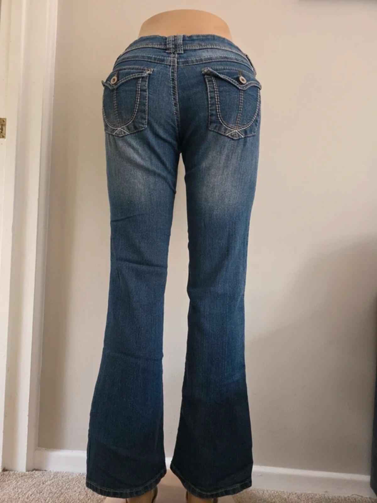 No Boundaries Low Rise Bootcut Vintage Y2K Jeans UK Size 8