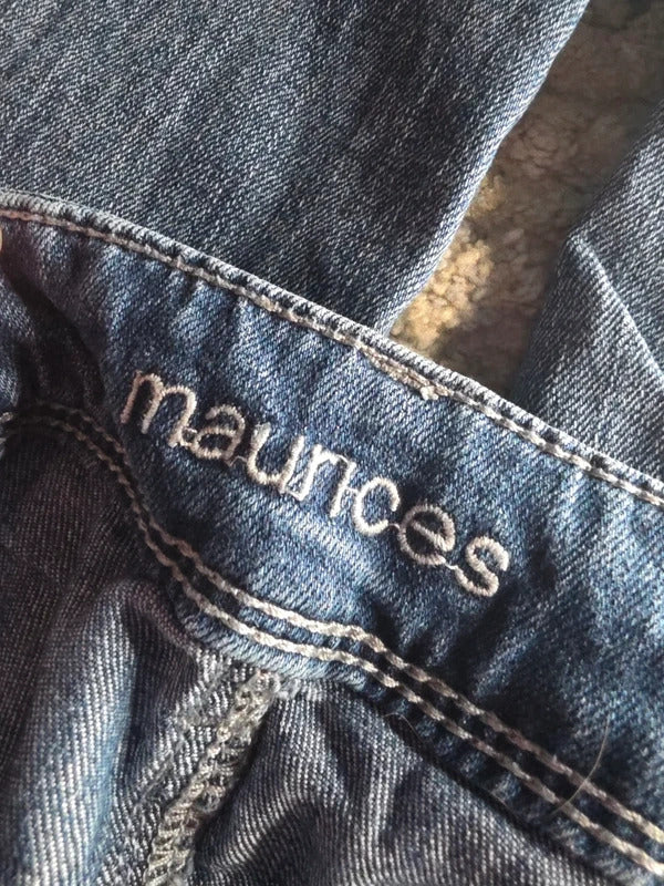 Maurices Low Rise Bootcut Vintage Y2K Jeans UK Size 8/10