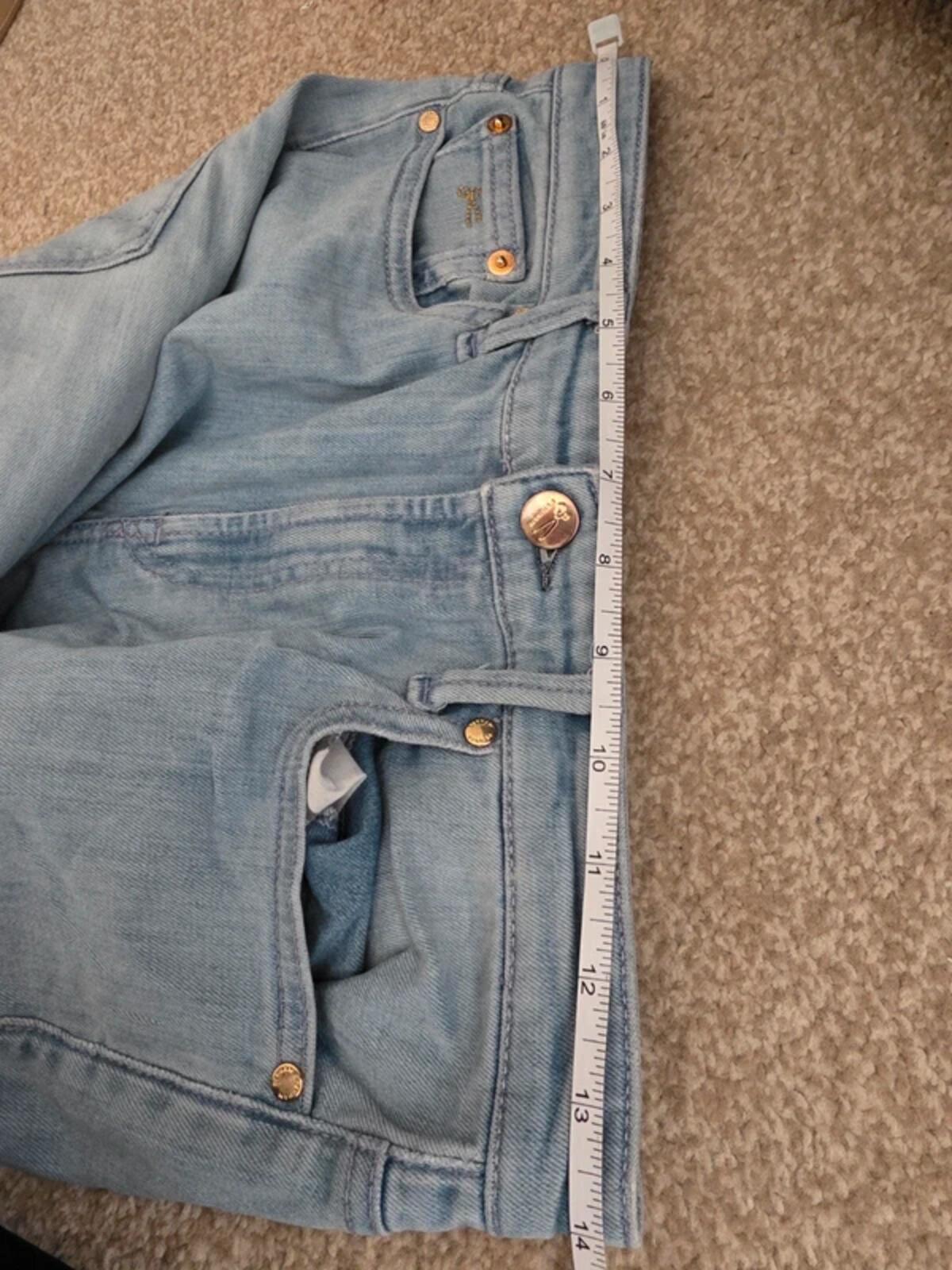 Denham High Rise Flared Jeans UK Size 8