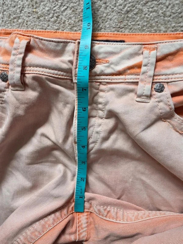 Vintage Y2K Silver Skinny Jeans UK Size 14