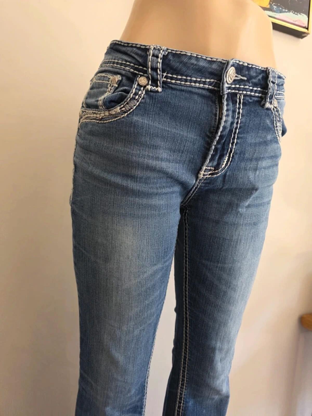 Grace in LA Mid Rise Bootcut Jeans UK Size 12