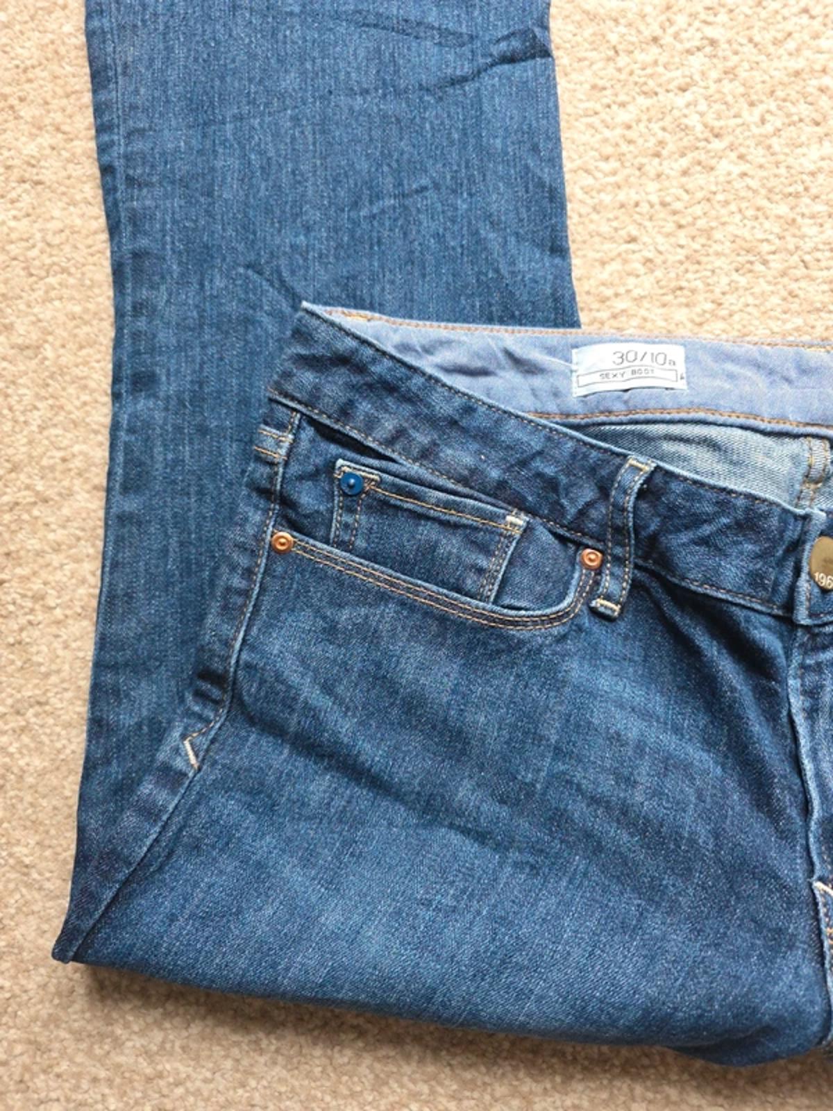 Vintage Y2K GAP Low Rise Bootcut Jeans UK Size 12 Petite