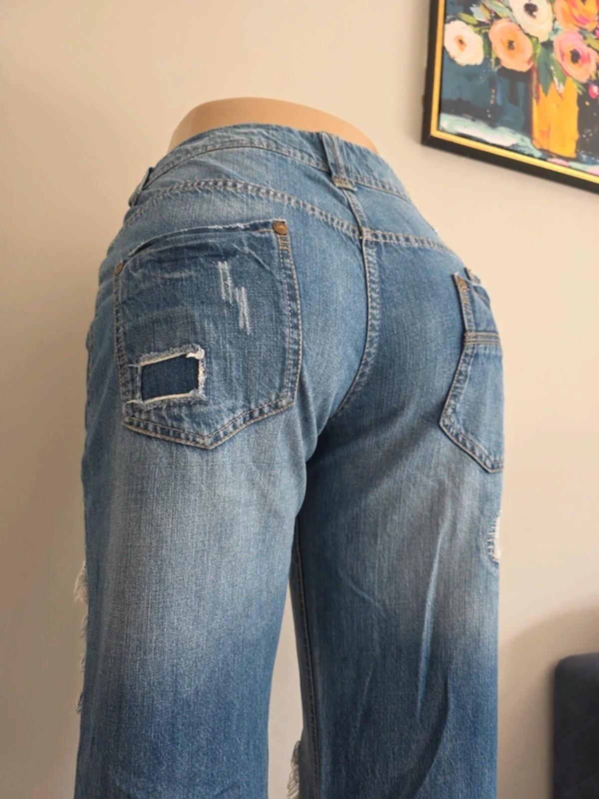 Next Vintage Y2K Mid Rise Relaxed Wide Leg Jeans UK Size 12