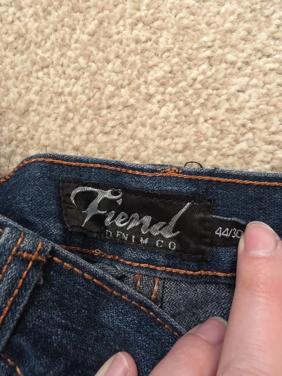Fiend Baggy Vintage Y2K Jeans UK Size 22 Petite