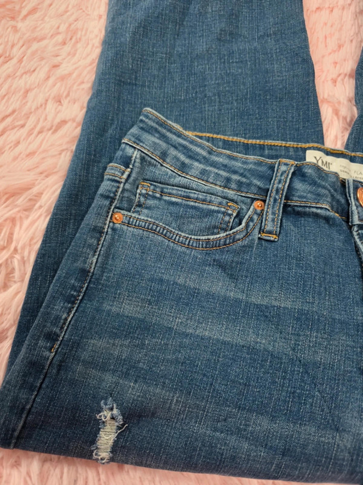 Vintage Y2K YMI High Rise Flare Jeans UK size 8