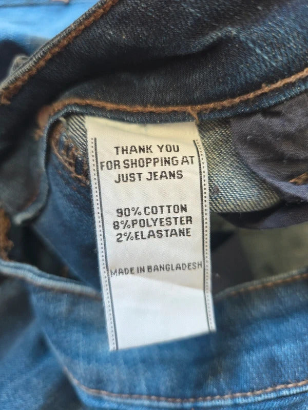 Just Jeans Vintage Y2K Mid Rise Bootcut Jeans UK Size 8 Tall