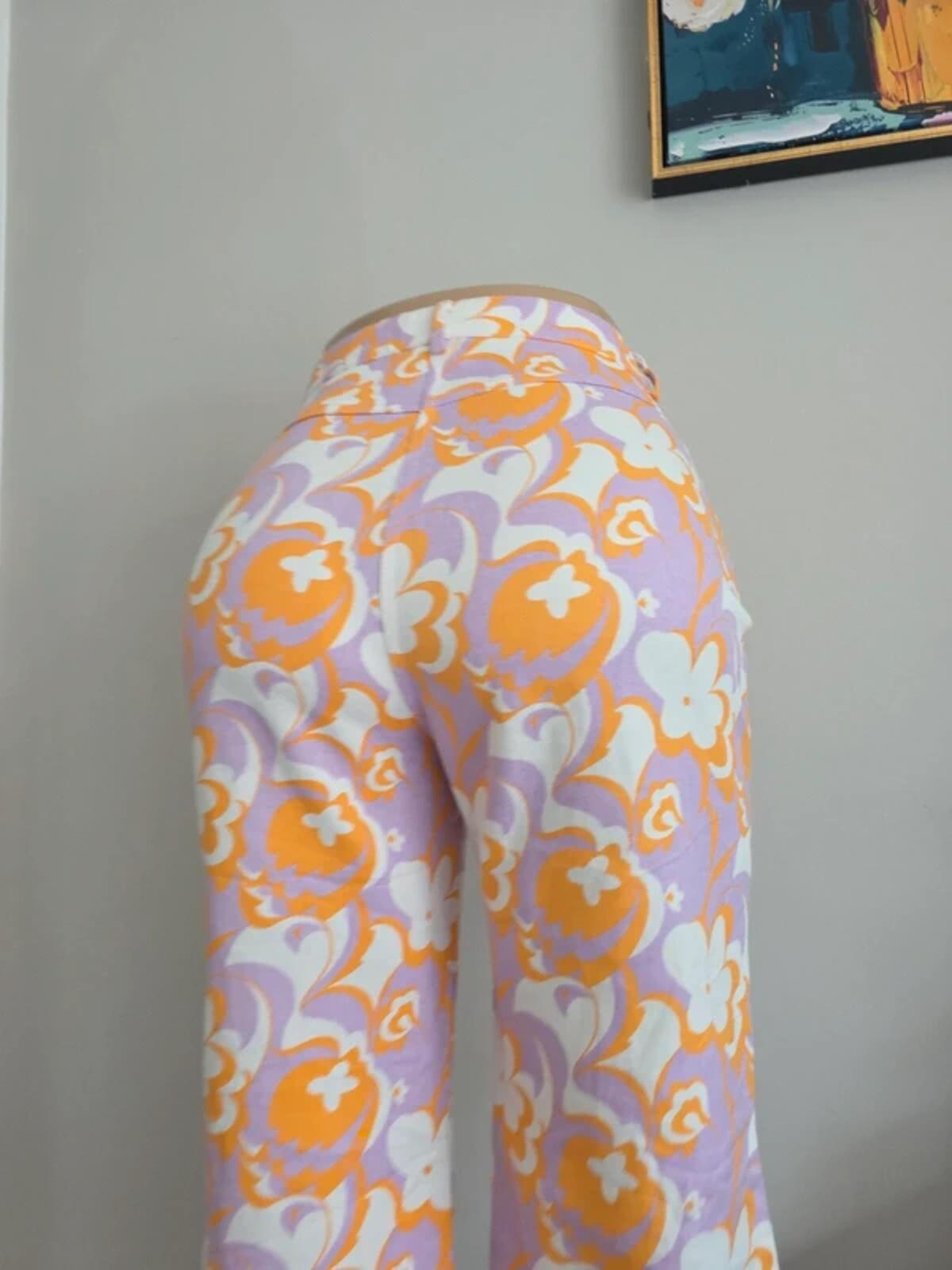Princess Polly 70s Inspired High Rise Flared Trousers UK Size 10