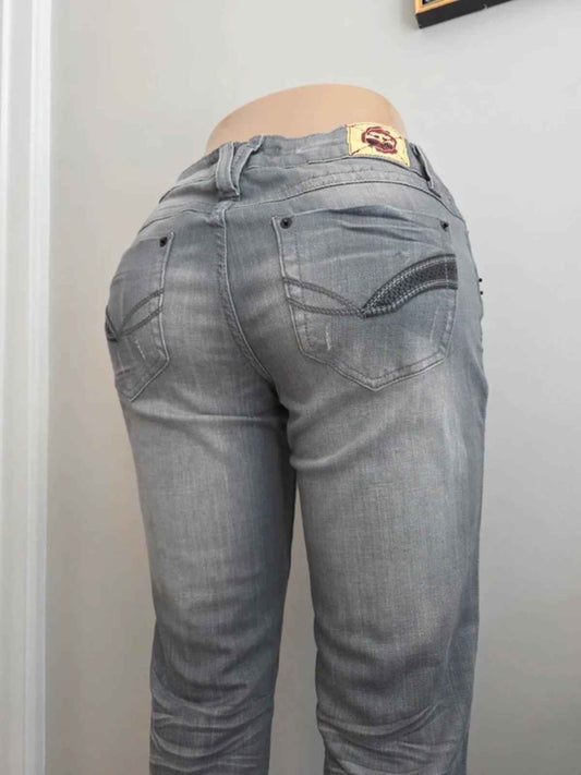 T Five Low Rise Slim Vintage Y2K Jeans UK Size 10