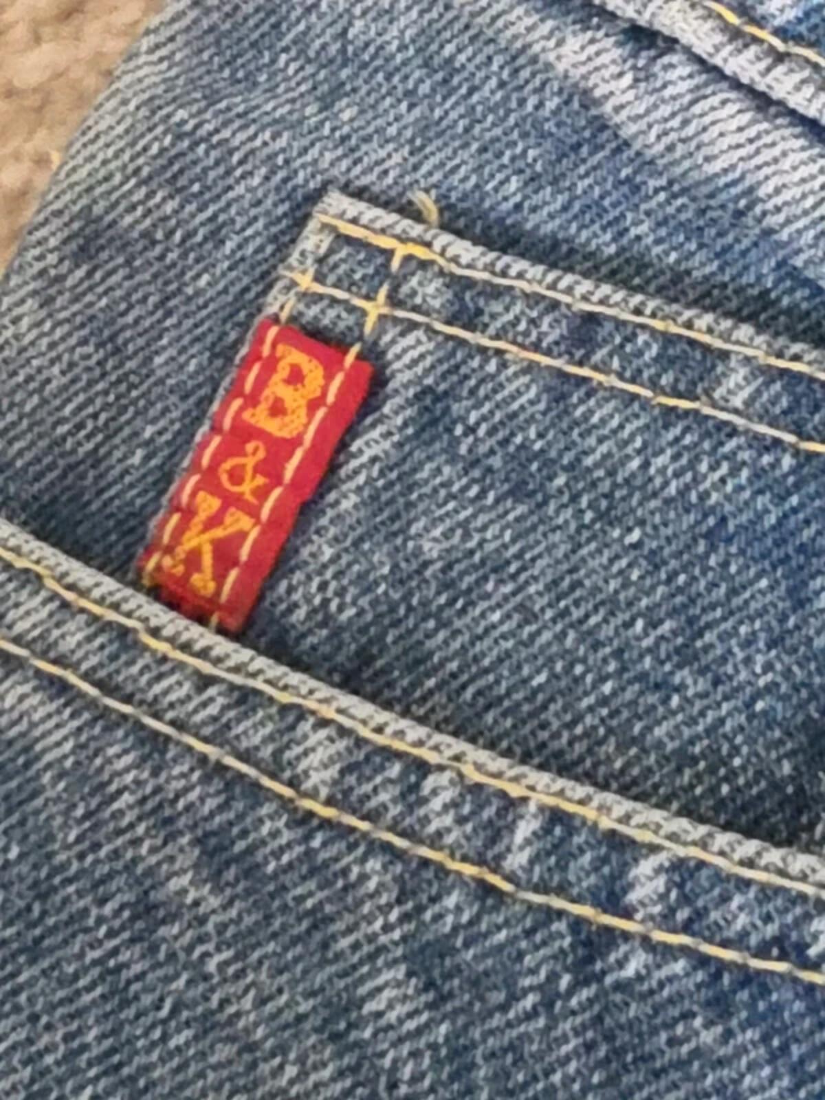 B&K High Rise Capri Vintage Y2K Jeans UK Size 6