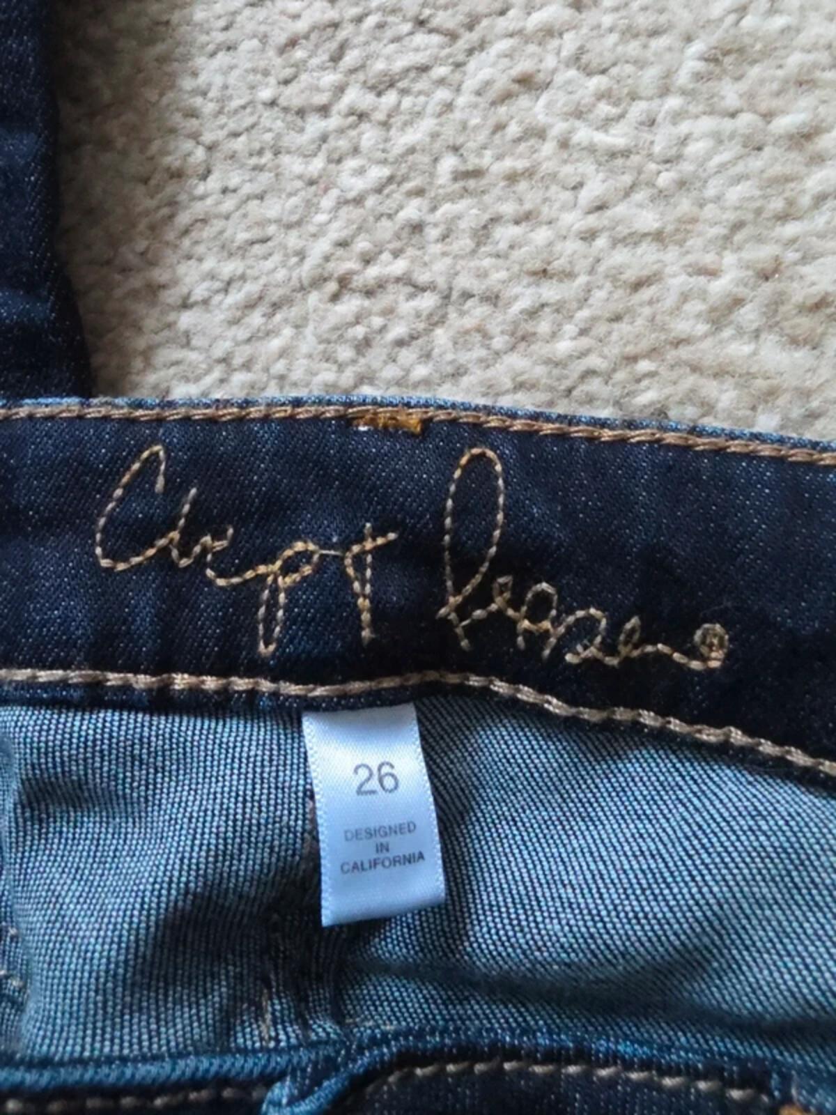 Chip & Pepper Low Rise Bootcut Vintage Y2K Jeans UK Size 6 Tall
