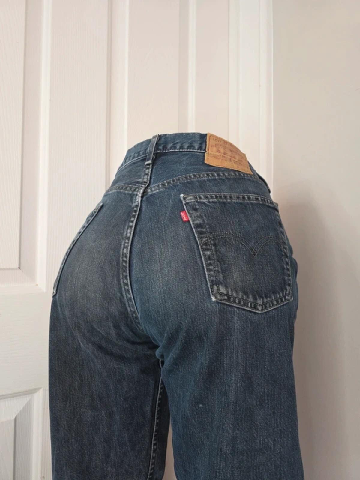 Levi's High Rise Relaxed Mum Vintage Y2K Jeans UK Size 12 Tall