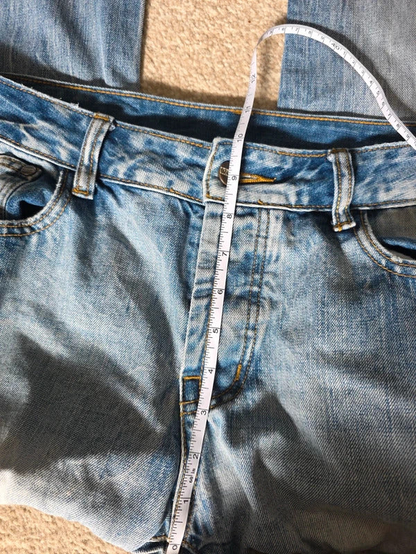 Warren Webber Mid Rise Straight Leg Tall Jeans UK Size 12/14