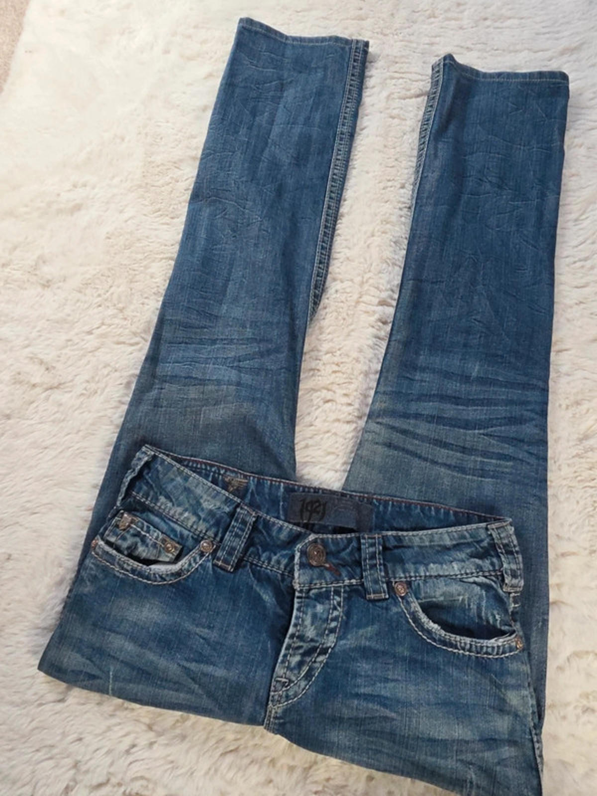 Vintage Y2K 1921 Straight Mid Rise Jeans UK Size 10