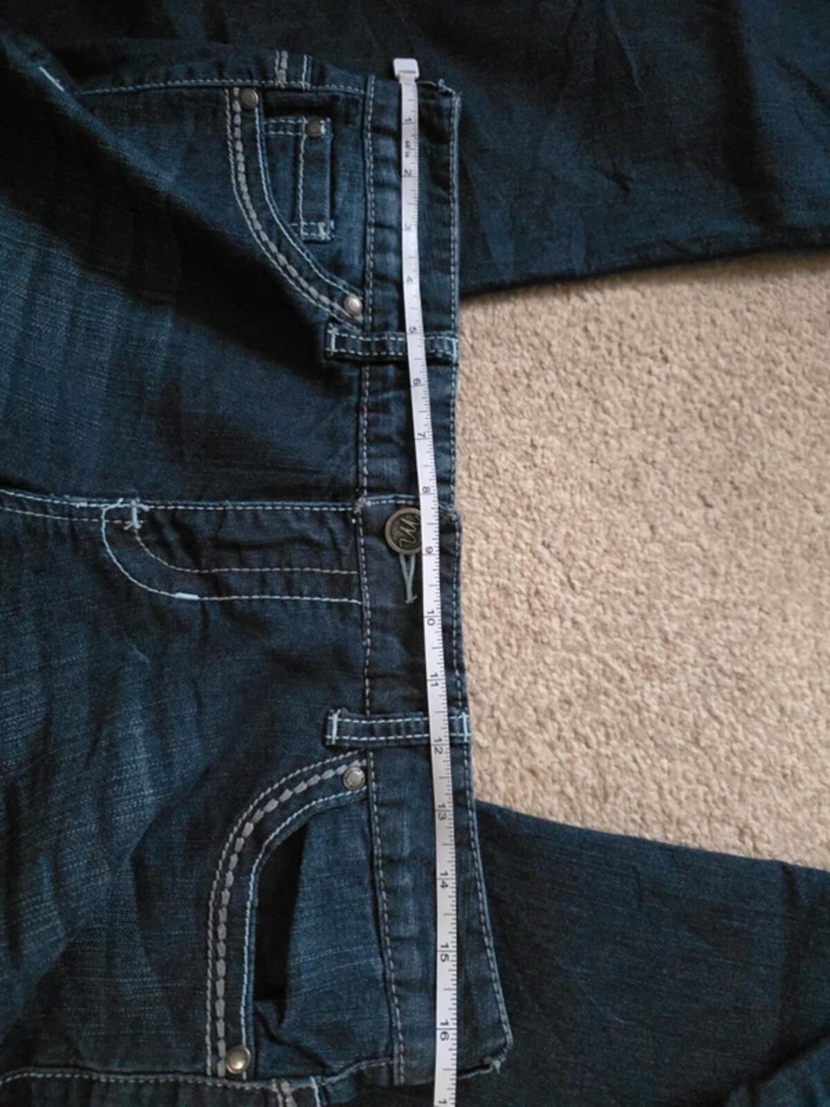 Maurices Mid Rise Wide Bootcut Jeans UK Size 10/12 Vintage Y2K