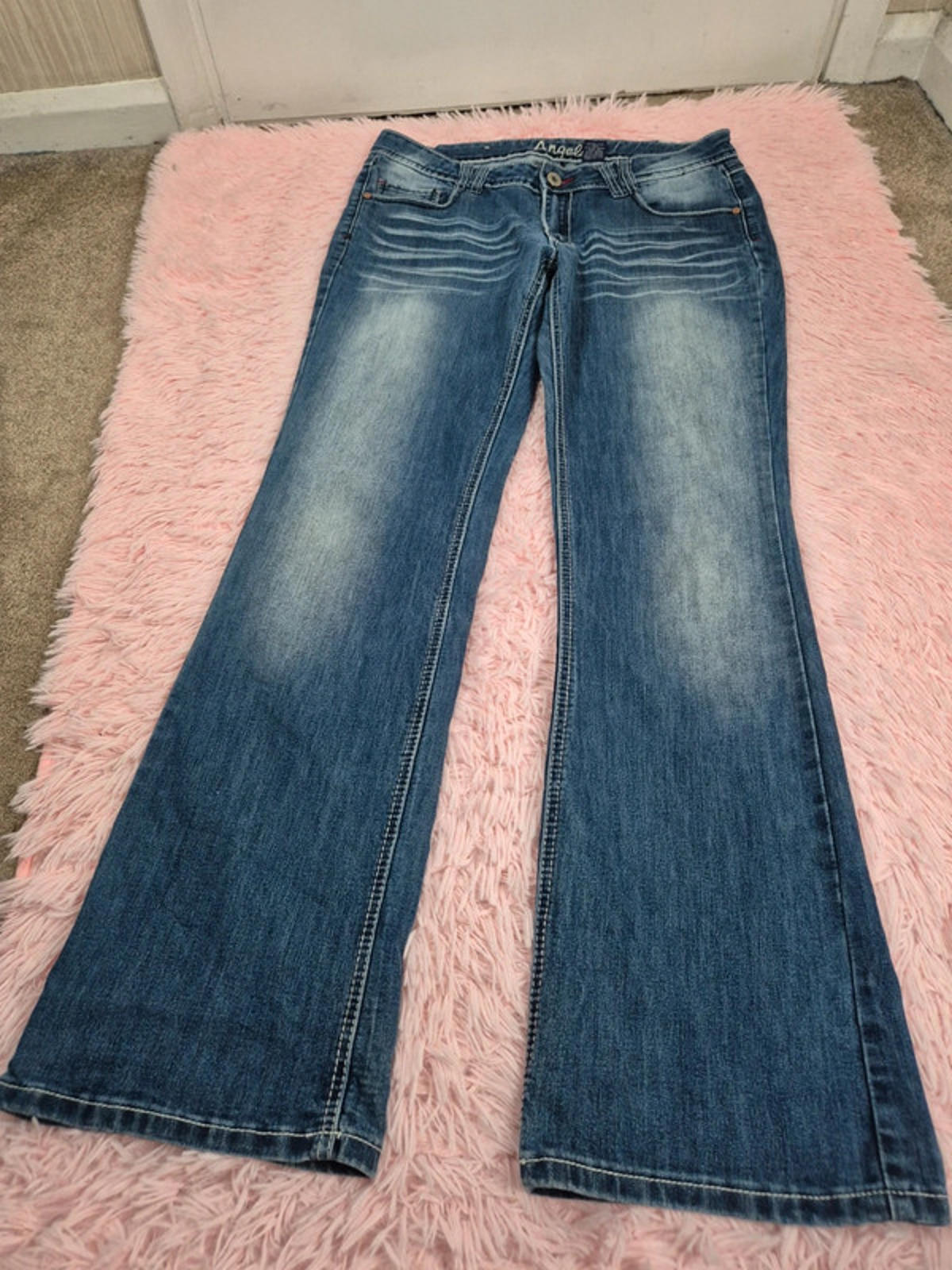 Vintage Y2K Angels Mid Rise Bootcut Jeans UK size 14