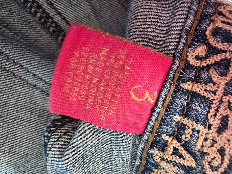 Almost Famous Ultra Low Rise Bootcut Vintage Y2K Jeans UK Size 6