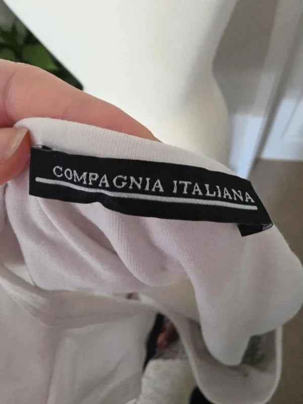 Compagnia Italiana Embroidered Art Top UK Size 10